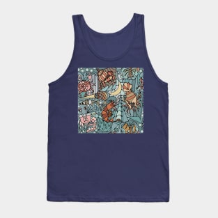 Cubist Crustacean Critters Tank Top